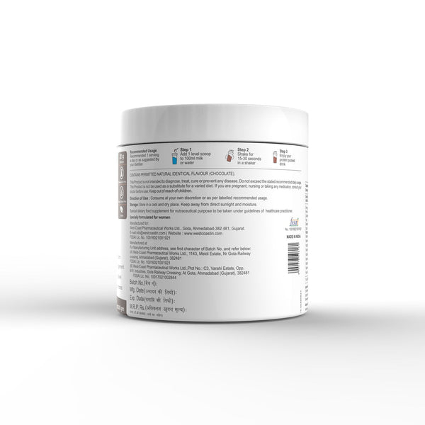 SheNeed Plant Based Daily Women’s Protein Drink with 21+ Nutrients for Women with Sitawar, Turmeric and Iron, Calcium For Hormone Balance, Bone, Hair And Skin & Muscle-300gm
