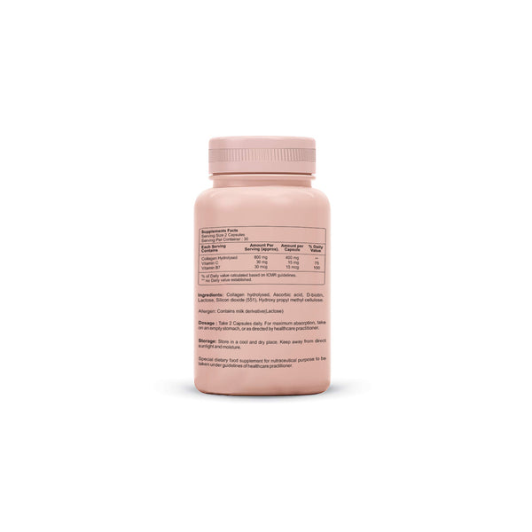 SheNeed Collagen Booster with Hydrolyzed Collagen, Anti-Aging, Beauty, Skin Repair & Pigmentation for Men & Women – 60 Capsules AND GET FREE CGG Cosmetics Collagen peptide serum-2x Collagen Restorative -10ml