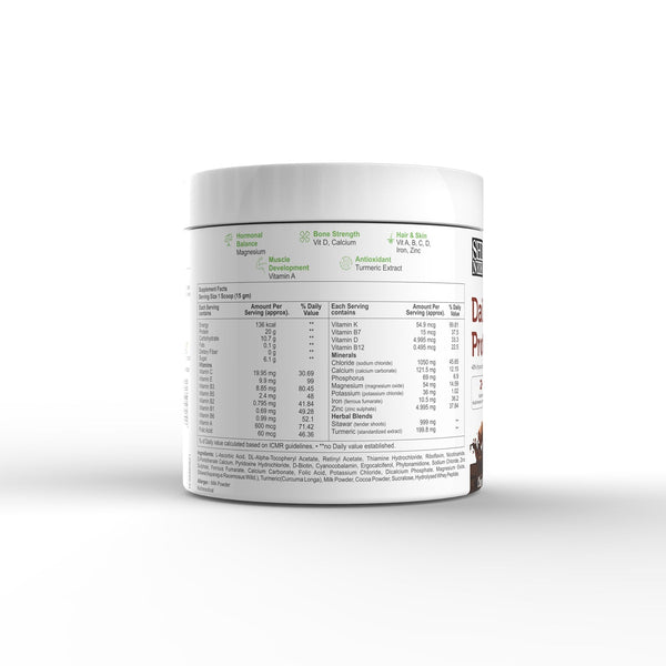 SheNeed Plant Based Daily Women’s Protein Drink with 21+ Nutrients for Women with Sitawar, Turmeric and Iron, Calcium For Hormone Balance, Bone, Hair And Skin & Muscle-300gm