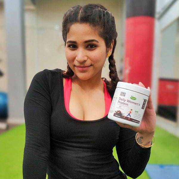 SheNeed Plant Based Daily Women’s Protein Drink with 21+ Nutrients for Women with Sitawar, Turmeric and Iron, Calcium For Hormone Balance, Bone, Hair And Skin & Muscle-300gm