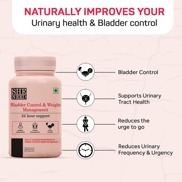 Sheneed Bladder Control & Weight Management for women