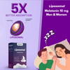 Liposomal Melatonin Max Strength 10mg – High Potency Sleep Support – Deep & Restful Sleep Aid – Reduces Sleep Latency – Jet Lag Relief – Non-Habit Forming – For Men & Women – 30 Tablets