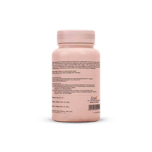 Sheneed PCOS Vitamin for Women for Acne, Facial Hair, Insulin Resistance| myo-inositol| Vegan| 0% sugar & artificial colour