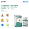 West-Coast Eyevitan Macula Formula Dual Comfort for Eye Care, Reduces symptoms like Blurry vision, empty spots in vision – 60 Capsules