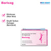 Westcoast Borivag Boric Acid & Aloe Vera, With Natural Aloe, Balances Feminine Flora, Promotes Moisture, Reduces Dryness, Recurring Discharge & Bad Odor. - 1x10 Tablets