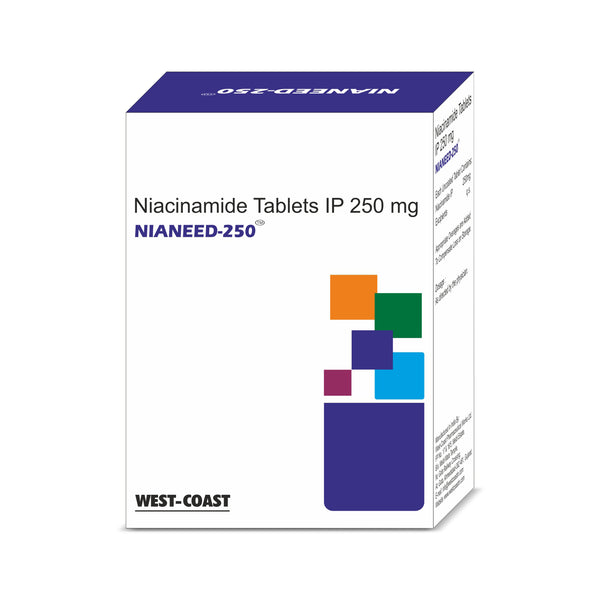 Westcoast Nianeed 250 Niacinamide For Blood Circulation & Skin Health | 60 Tablets