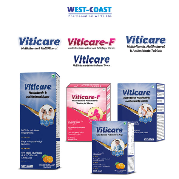 West Coast Viticare Multivitamin, Multimineral & Antioxidants Tablets Over 24 Key Nutrients to Match up Daily Nutritional Requirement with Added Advantages of Lycopene Grape Seed Extract & Lutein 30 Tablets