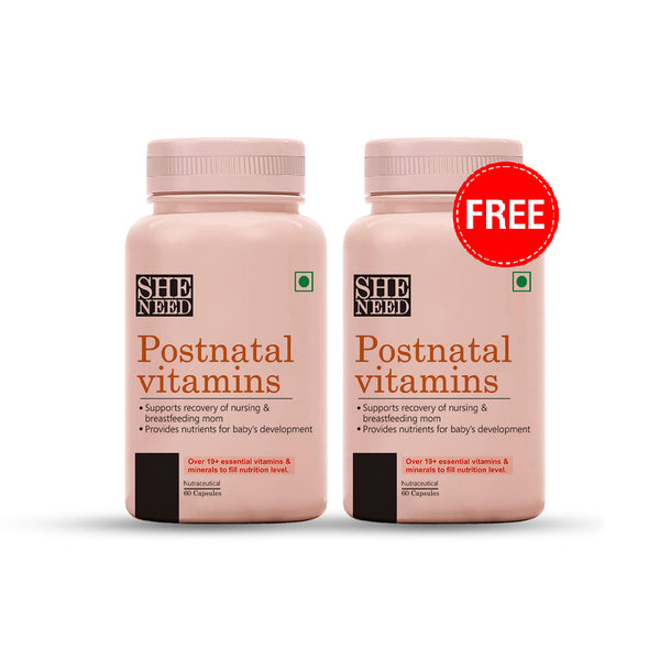 BUY Sheneed Postnatal Supplement for Women DHA,Folic Acid-supports,nursing after delivery-60 Capsules AND GET FREE  Sheneed Postnatal Supplement for Women DHA,Folic Acid-supports,nursing after delivery-60 Capsules