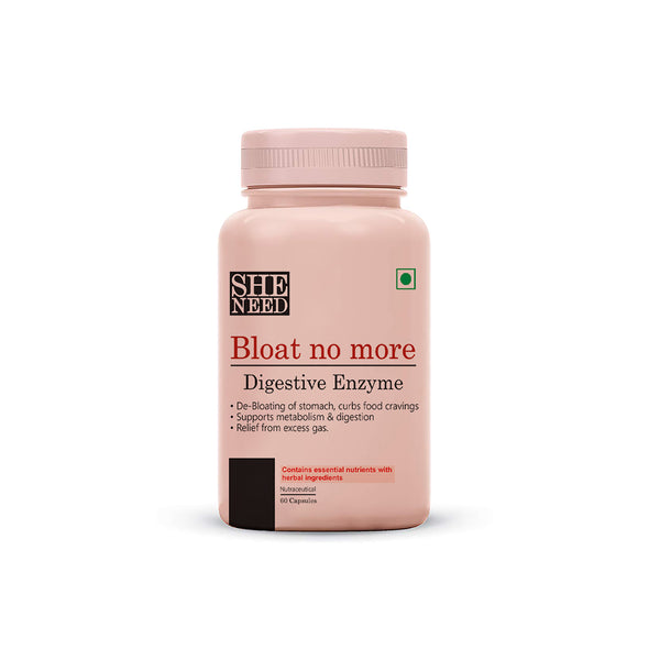 Sheneed Bloat No More-Digestive Supplement with Herbal Essential for Bloating -60 Capsules AND GET FREE Sheneed Bloat No More-Digestive Supplement with Herbal Essential for Bloating -60 Capsules