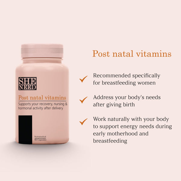 BUY Sheneed Postnatal Supplement for Women DHA,Folic Acid-supports,nursing after delivery-60 Capsules AND GET FREE  Sheneed Postnatal Supplement for Women DHA,Folic Acid-supports,nursing after delivery-60 Capsules