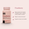 SheNeed Crave For Cranberry Supplements (400mg) For Women - Supports UTI & Digestive Health- 60 Capsules AND GET FREE CGG Vitamin C serum-10x Anti-aging Booster -10ml