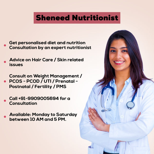 SheNeed Plant Based Period Nutrition Drink For Women With 17+ Essential Nutrients & Sitawar, Ashwagandha, Ginger Extract For Energy, Cramps, Bloating, Mood Swings, Metabolism - 300gm AND GET FREE CGG Cosmetics Retinol serum-3x Anti-aging formula10ml