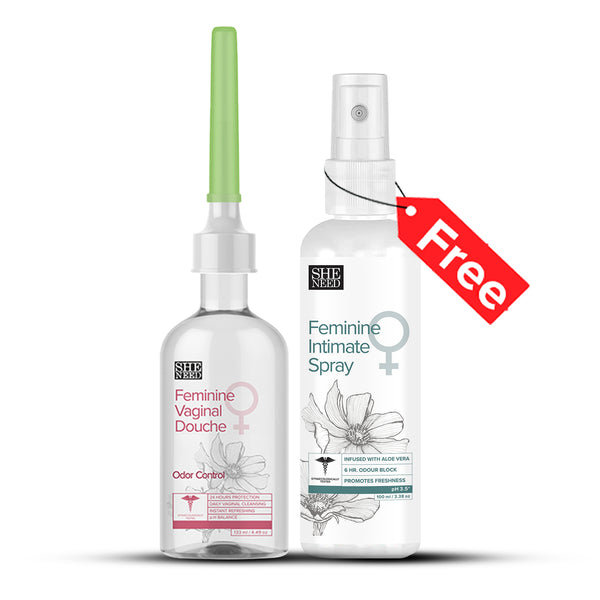 BUY SheNeed Feminine Vaginal Douche-Odor Control - 133 ml AND GET FREE Sheneed Intimate Spray-100ml